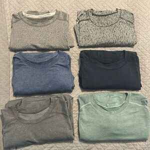 Lululemon Metal Vent Tech Long-sleeved, Six Shirt Bundle (M)